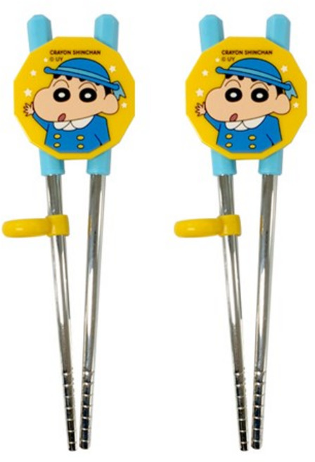 르번 짱구는 못말려 양손교정젓가락, 혼합색상, 2개