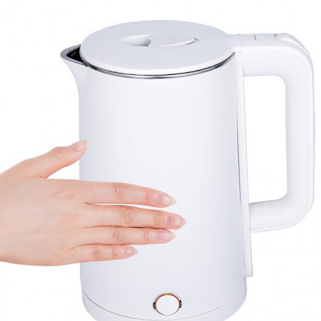 루체트리 전기포트 리빙센스3133W 2L 대용량 듀얼레이어 무선포트 이중단열 커피포트 주전자 자동전원차단 무선주전자