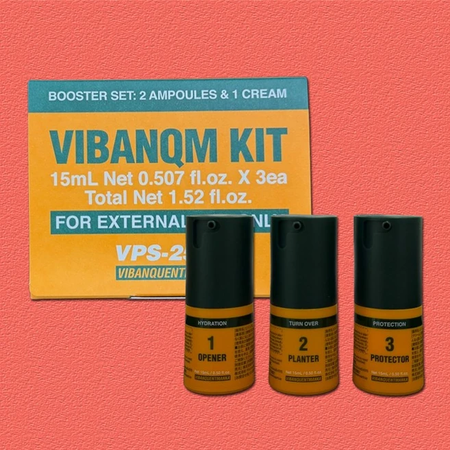 비반콴트망카 키트 3단계 스피큘 앰플 크림 수분공급 피부결정돈 스페셜 부스터 세트, 1개 - 쿠팡