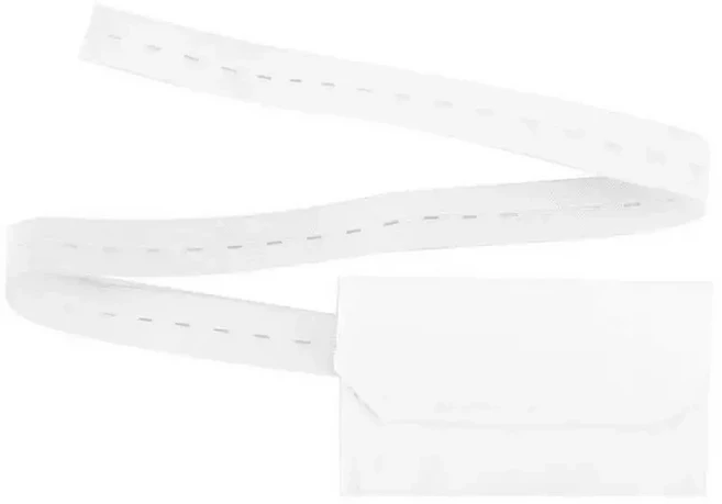 G 튜브 홀더 벨트 공급 튜브 커버 페그 튜브 위장 절제술 카테터 PD 벨트 남성 여성을위한 복부 복막 투석, 01 WHITE