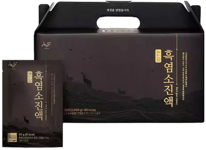 [소비기한 임박 20260428] 혜인담 흑염소진액 30포, 30개, 50g