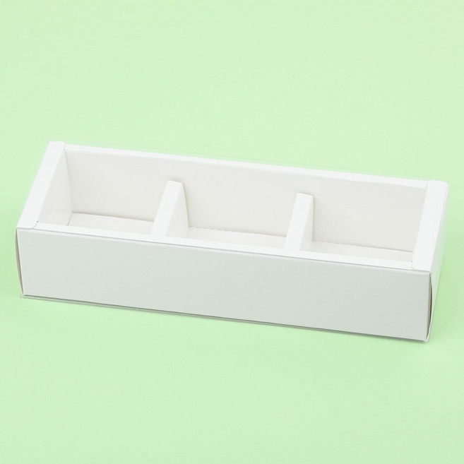 화과자박스(3구)투명, 투명, 25개