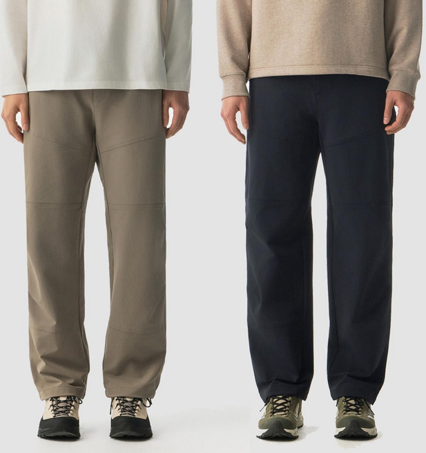 (국내매장정품) 코오롱스포츠 남녀 루즈핏 소프트쉘 카고 팬츠 4종 택1 273412