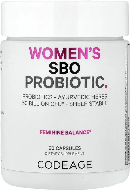 몸관리하세요 겨울입니다 Codeage 여성용 SBO 프로바이오틱 캡슐 60정 특별관리진행, 1 - 쿠팡