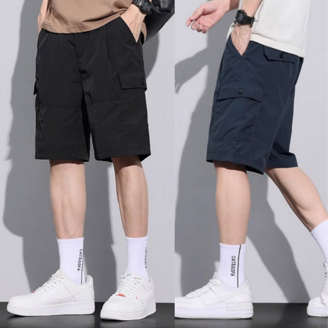 글리멜로 여름 남자 쿨링 아이스 캐주얼 카코 냉장고 반바지