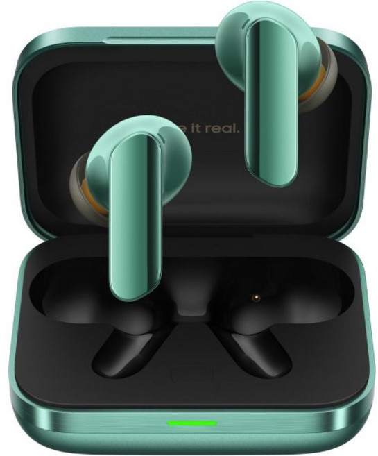 AI 라이브 번역 기능이 있는 Realme Buds Air 7 Pro 11mm6mm 듀얼 닥 드라이버 48시간 플레이 시간 53dB ANC LHDC 45Ms 저지연 360°, Green