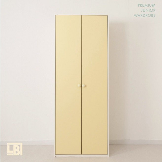 리엘비 안나 SE0등급 아기옷장 주니어옷장 키큰옷장 3단옷장, 2단, 포함, 버터옐로우