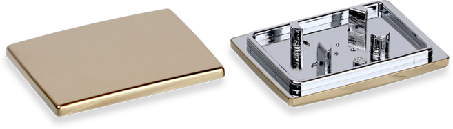 다인이엔지 네모프리미엄 슬라이드바 커버 리얼골드 DA40RG (1SET 2EA)