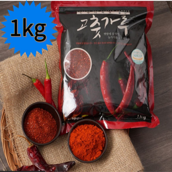 25년 경북 의성고추가루 햇고춧가루 김장고추가루 1kg, 1개, 보통맛 중간고춧가루