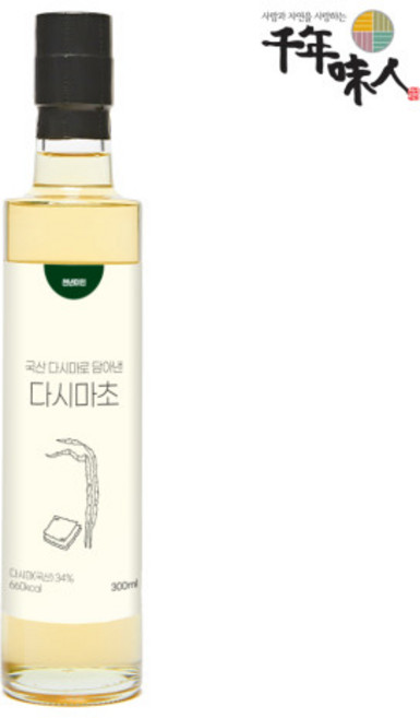 천년미인 다시마초 300ml 냉면 맛집 다이어트 현미 식초, 1개
