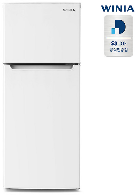 [초특가 할인] 위니아 155L 화이트 냉장고 2도어 심플 원룸 사무실 기숙사 실속형 중형 냉동 가성비 155리터 EWRB155EEMWWO(A)