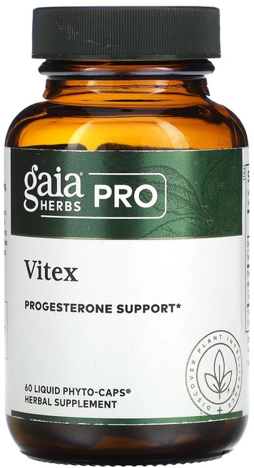 가이아허브 Pro 바이텍스 Vitex 프로게스테론 서포트 액상 피토캡슐 60정2병 체스트베리, 60정, 2개 - 쿠팡