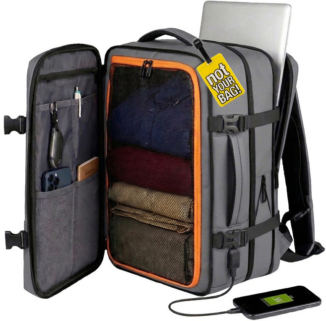 배샵 여행용 대용량 확장형 백팩