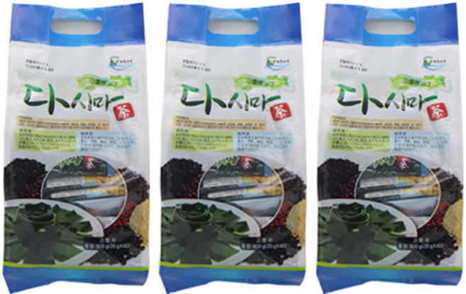 콘플레이크 다시마차 3개묶음 [미래웰푸드] 식사대용 세미나다과 회의실간식, 3세트, 40개입, 20g