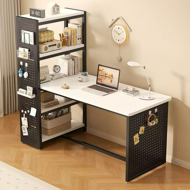 일체형 책장 책상 세트 고등학생 공부 책상 수납형컴퓨터책상 전면 사무용 책상, F03