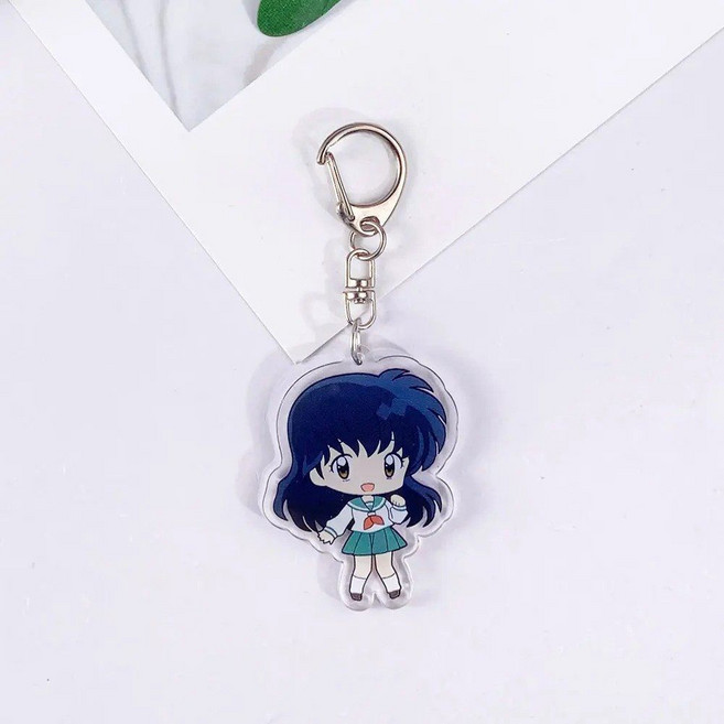 이누야샤 캐릭터 아크릴 키링 나락 셋쇼마루 싯포 미륵 법사 가영 금강 산고 비공식 굿즈, 5, 5 cm