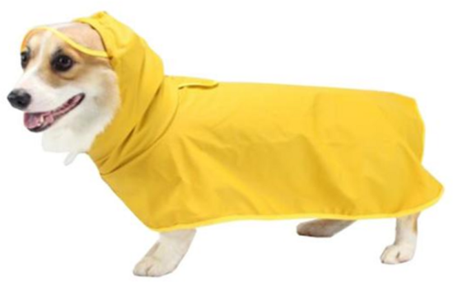 반려견우비 쁘띠 반려동물 우비망토, M, 1