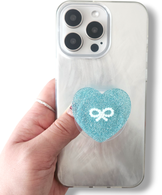 엘제이플 심플 블링 하트 펄 스마트톡, 1개, 스카이펄