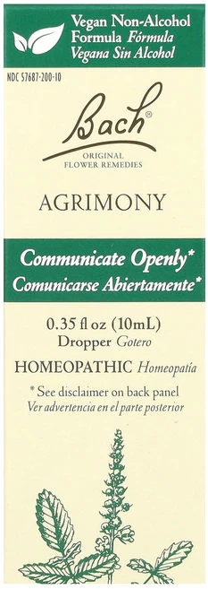 Bach 오리지널 꽃 레미디즈 Agrimony 10ml(0.35fl oz), Bach오리지널꽃레미디즈Agrimony10ml035fl, 1개, 10ml - 쿠팡