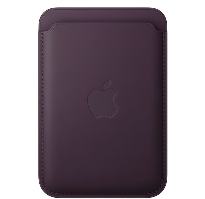 Apple 아이폰 맥세이프형 파인우븐 카드지갑, 블랙베리, 1개