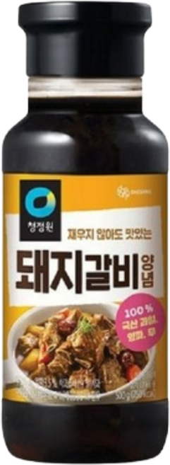 청정원 돼지갈비양념, 500g, 2개