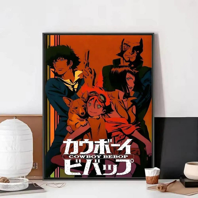 카우보이 비밥 클래식 포스터 거실 장식 벽 스티커 룸 벽장식, 1개, 11. 42x30cm No Frame / I.  ...