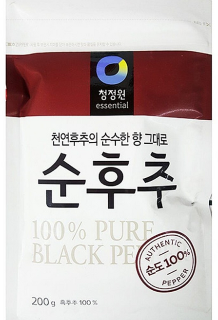 후추분 흑후추가루 후추가루 가루 대상 X20 백후추, 1개, 200g