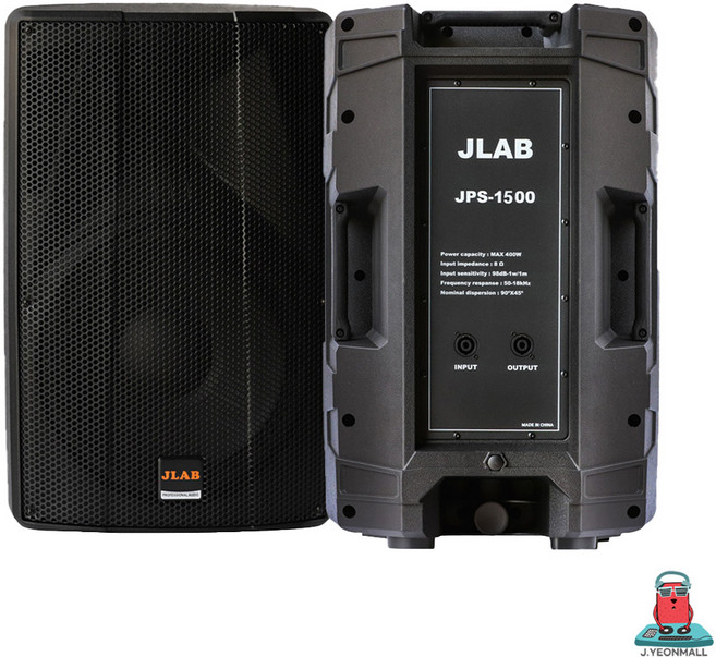JLAB JPS-1500 400W 1조(2통) 15인치 패시브 스피커