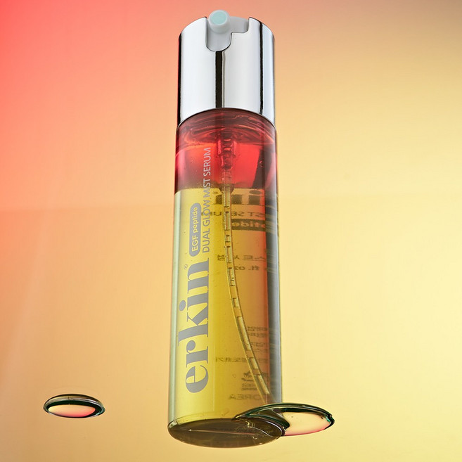 에르킨 듀얼 글로우 EGF 미스트 세럼 80ml 수분 광채 윤광 뿌리는세럼, 1개