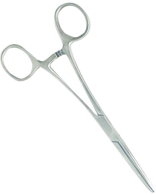 Medro-Korea 의료용 켈리 겸자 12.5cm~24cm(직 곡)포셉 가위 핀셋, 1개, 켈리포셉(직)16cm