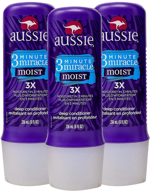 어씨 3 미니트 미라클 모이스트 딥 트리트먼트, 236ml, 3개 - 쿠팡