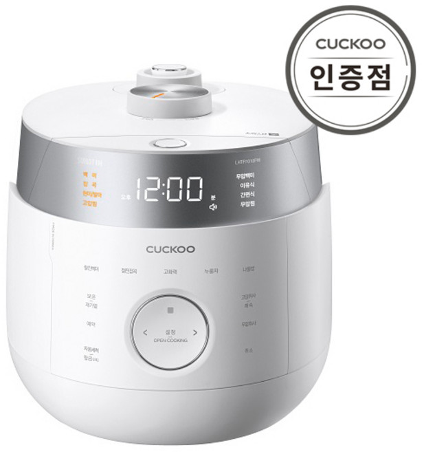 쿠쿠 2기압 트윈프레셔 마스터셰프 압력밥솥 10인용, CRP-LHTR1010FW, 혼합색상