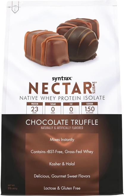 신트랙스 넥타 웨이 프로틴 아이솔레이트 초콜릿 트러플, 907g, 1개 - 쿠팡