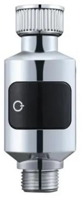 샤워온도계 수전온도계 욕실온도계 욕실 욕조 샤워 수도꼭지 수온계 전기 LED 디스플레이 ABS 수온 모니터 홈 샤워용 신제품, 1개, 은