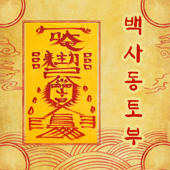 백사동토부 부적고선생 수제부적