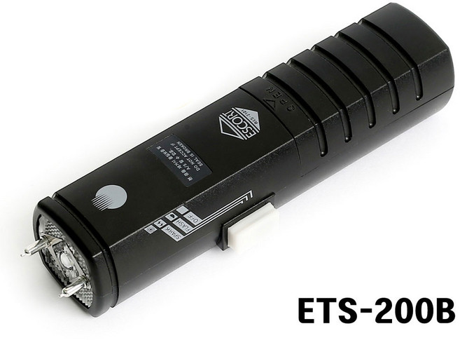 에스코트 ESP-1 호신용품 전기충격기 최고급파워B+형 최면LED 다크블랙, 1개