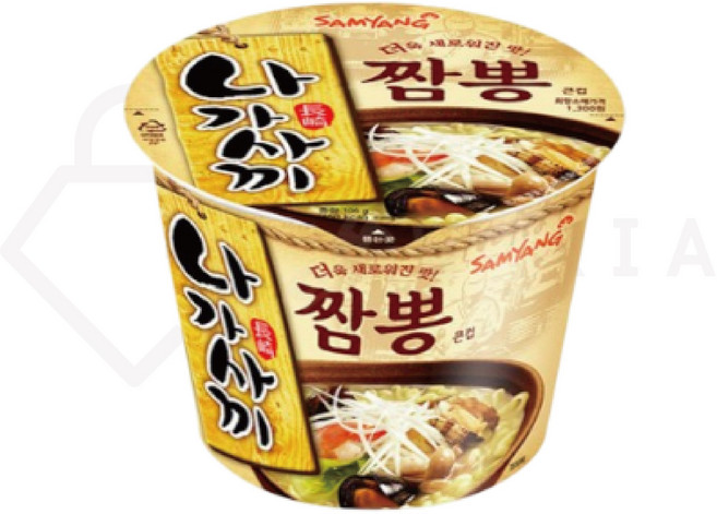삼양 나가사끼짬뽕 큰컵 105g, 2개