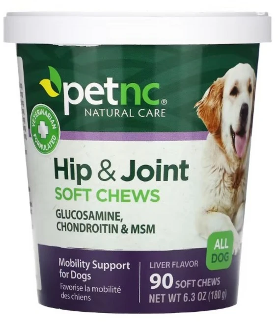 petnc NATURAL CARE 엉덩이 및 관절 모든 견종 간 소프트 츄 90정, 2kg, 1개 - 쿠팡