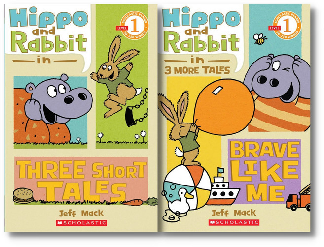스콜라스틱 리더스 레벨 1 Hippo & Rabbit 2종 세트, Cartwheel Books