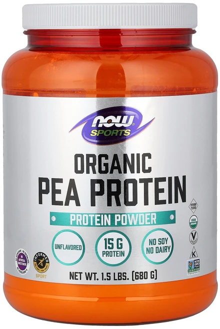 나우푸드 NOW 완두콩 단백질 파우더 피 프로틴 무맛 680g, 1개 - 쿠팡