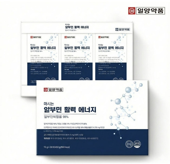 일양약품 마시는 알부민 활력 에너지 15g 30포, 1박스