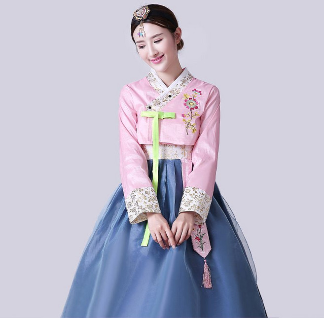 여성용 개량 한복 세트 여자 명절 행사 전통 궁중 한복 루즈핏 무대 공연 한복 생활 한복 세트 YMY
