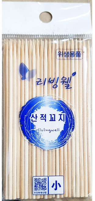 산적꽂이 (소 40개내외)X10개 리빙웰 꼬지/산적꼬치/산적꼬지, 1개