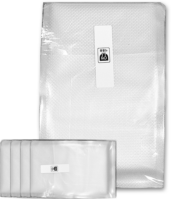 진공포장 비닐백 초소형 파우치 타입 10 x 15 cm, 1세트, 4파우치 200장