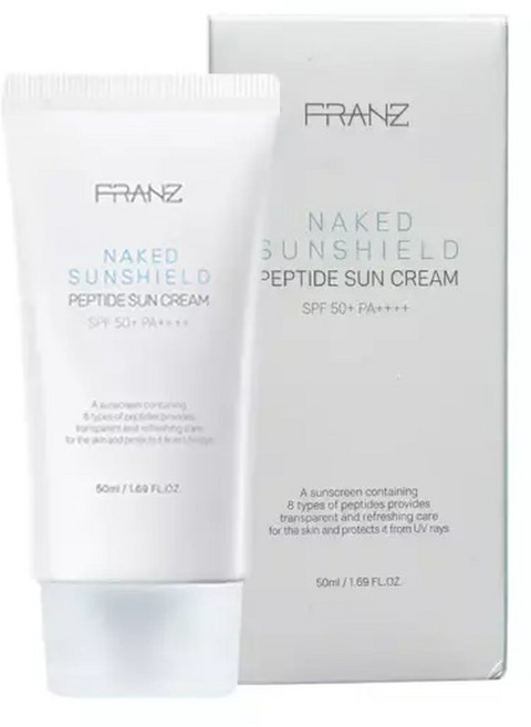 프란츠 네이키드 선쉴드 펩타이드 선크림 SPF50+ 50ml, 1개, 0ml