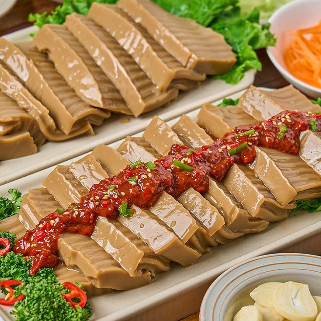 농가살리기 쫄깃탱글한 국내산 수제 도토리묵 (말린묵/묵 전분), 650g, 2개