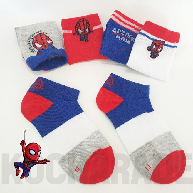 [코차레이드] 스파이더 단목양말 5종세트