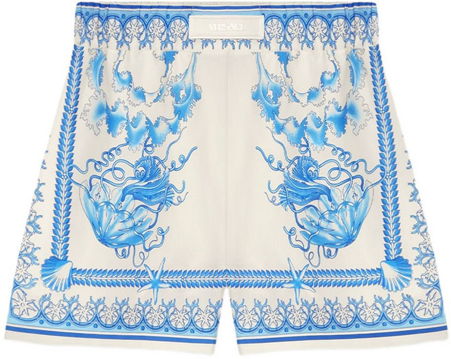 베르사체 언더워터 바로코 코튼 쇼츠