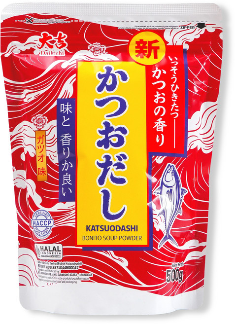 다이키치 가쓰오다시 혼시 과립형 업소용 조미료, 1개, 500g