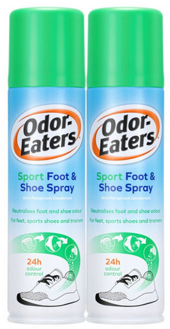 오더이터 스프레이 스포츠 녹색 150mlx2통 신발 구두 부츠 운동화 발냄세 발냄새제거제, 2개, 150ml